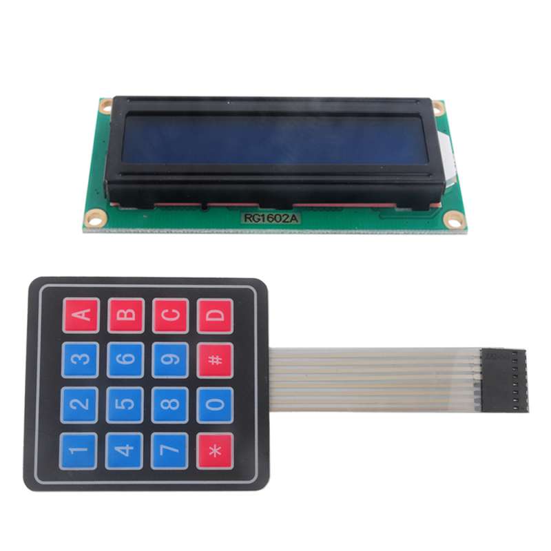 Clavier membrane 4x4 + écran LCD 1602 avec module I2C